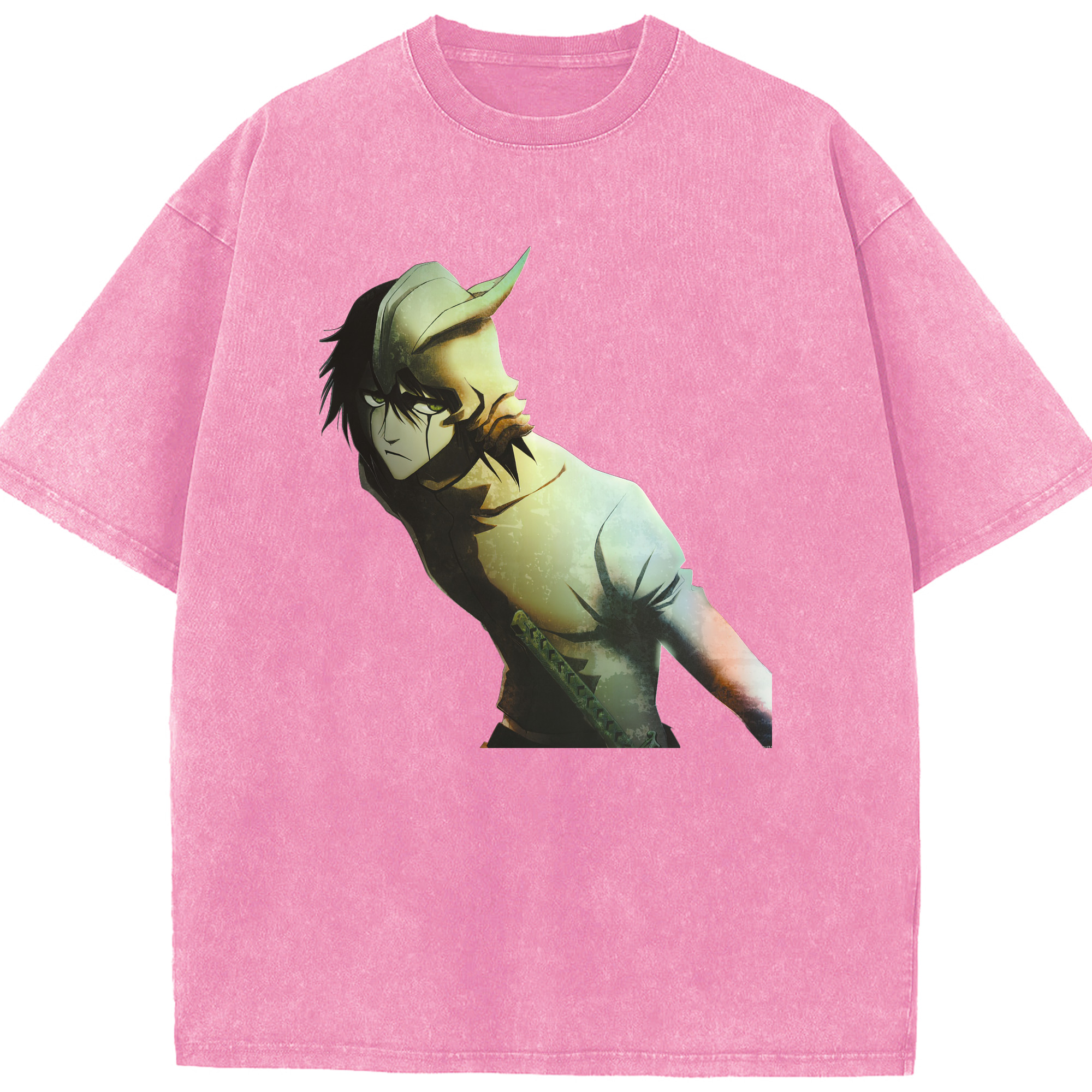 （画像用） ブリーチ ウルキオラ·シファー BLEACH Ulquiorra cifer 綿100% ヴィンテージ風 半袖Tシャツ（フロントプリント）
